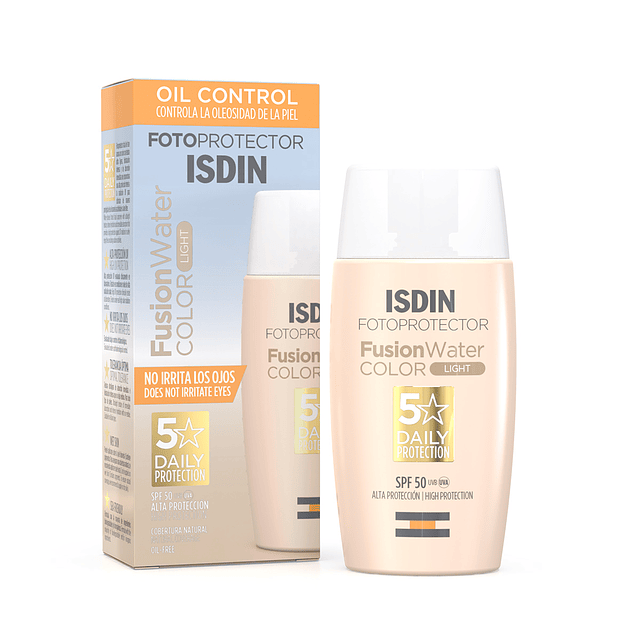 Fotoprotector ISDIN Fusion Water Color Light SPF 50 (50 ml)