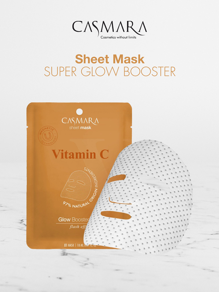 SUPER GLOW BOOSTER Sheet Mask (Vitamin C) 1