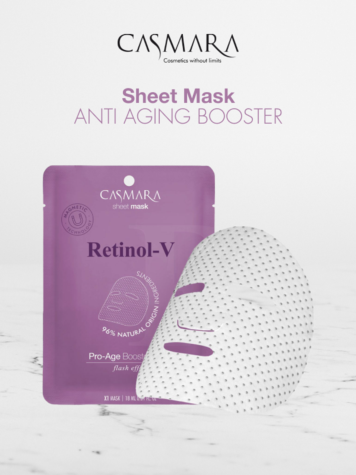 ANTI AGING BOOSTER Sheet Mask (Retinol) 1