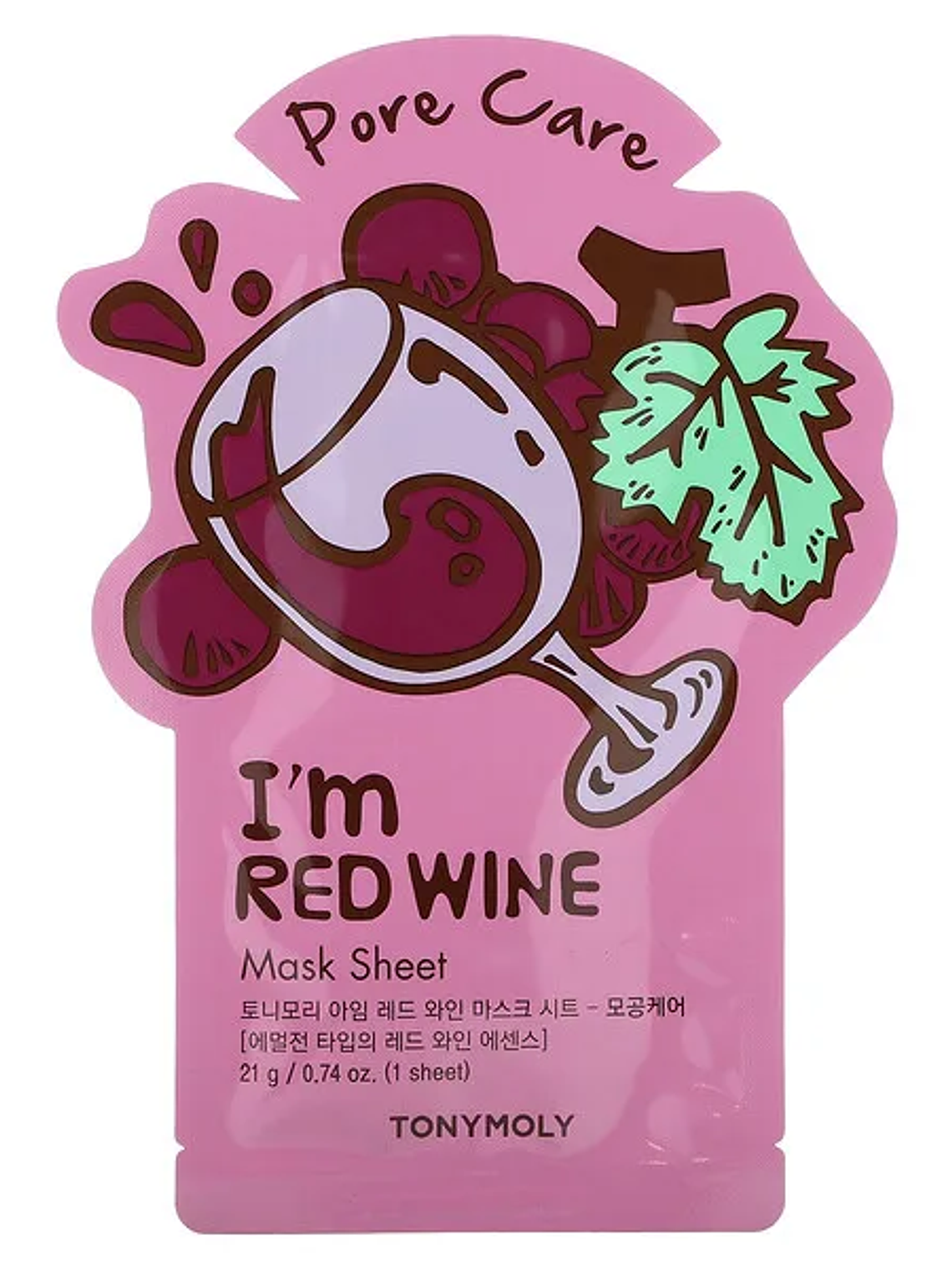 Tony Moly, I'm Red Wine Mascarilla 1