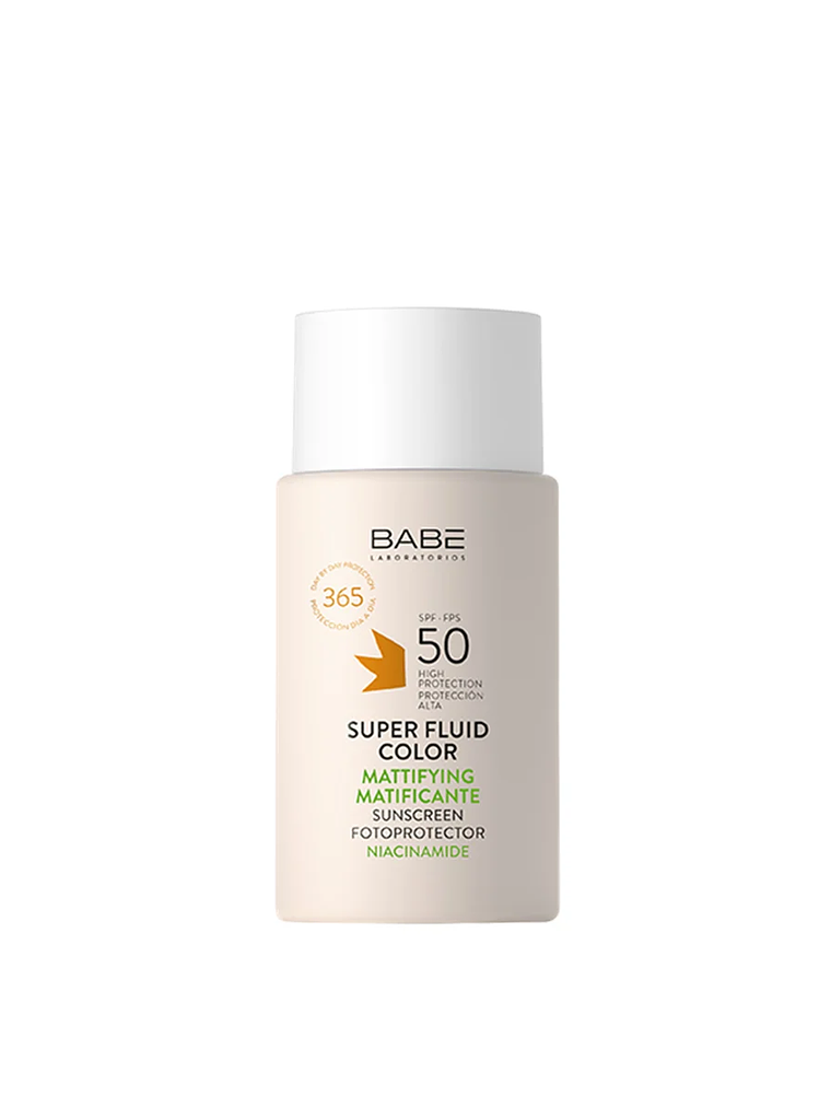 Babé Super Fluid Color Mattifying Sunscreen SPF50 50ml 1