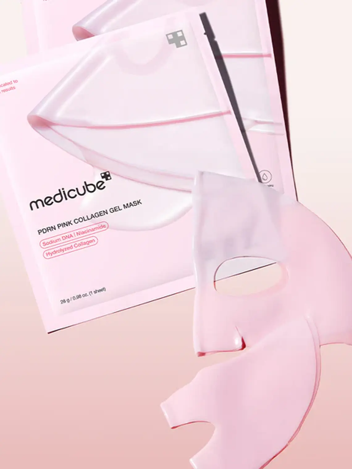 MEDICUBE PDRN Pink Collagen Gel Mask – Mascarilla Antiage 1