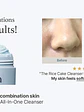 ARENCIA Rice Mochi Cleanser Blue – Limpiador Facial 120 g - Miniatura 2
