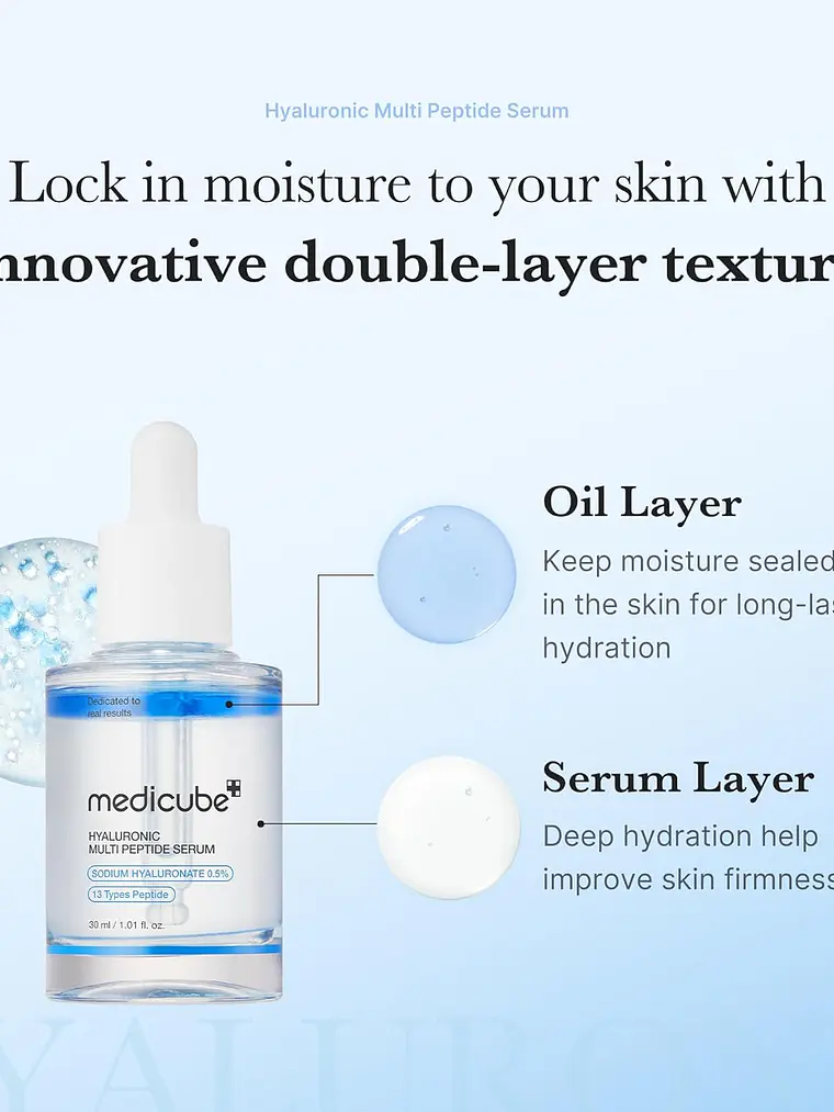 MEDICUBE – Hyaluronic Multi Peptide Serum – 30ml 2