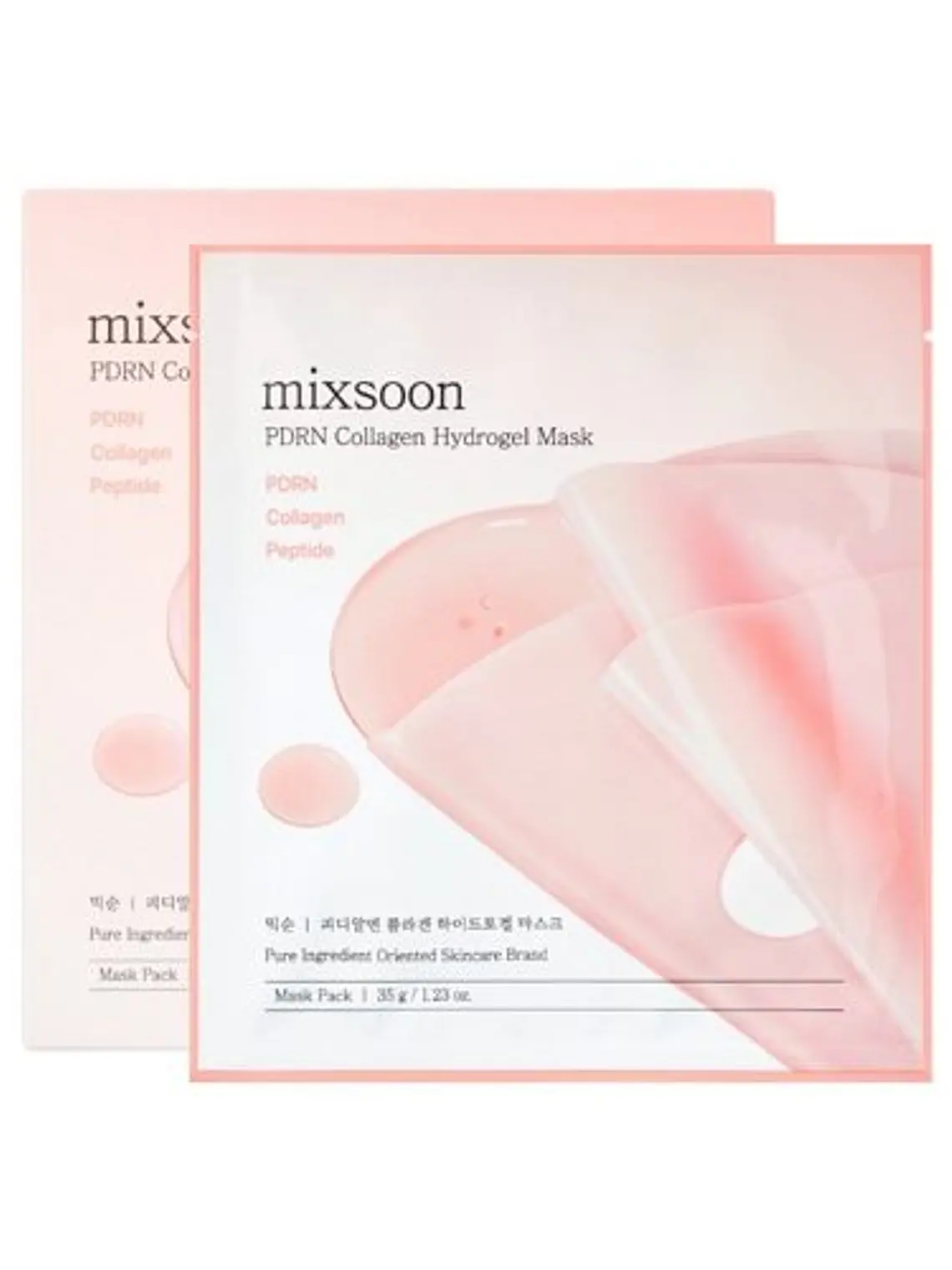 MIXSOON – PDRN Collagen Hydrogel Mask – Caja x 5 pzs 1