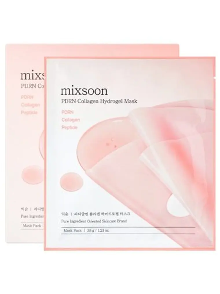 MIXSOON – PDRN Collagen Hydrogel Mask – Caja x 5 pzs 1