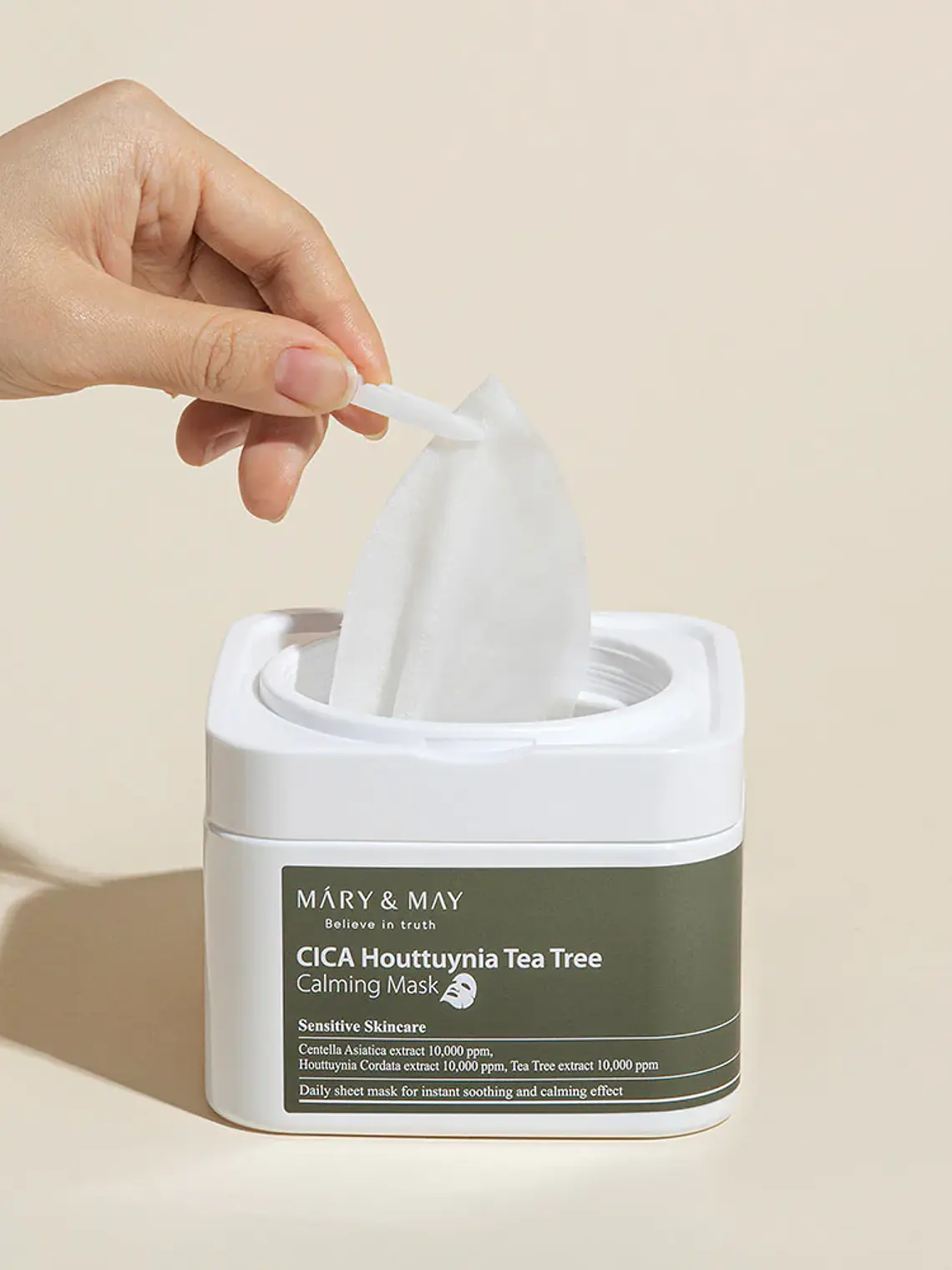 MARY&MAY Cica Houttuynia Tea Tree Calming Mask – 30 Mascarillas calmantes 2