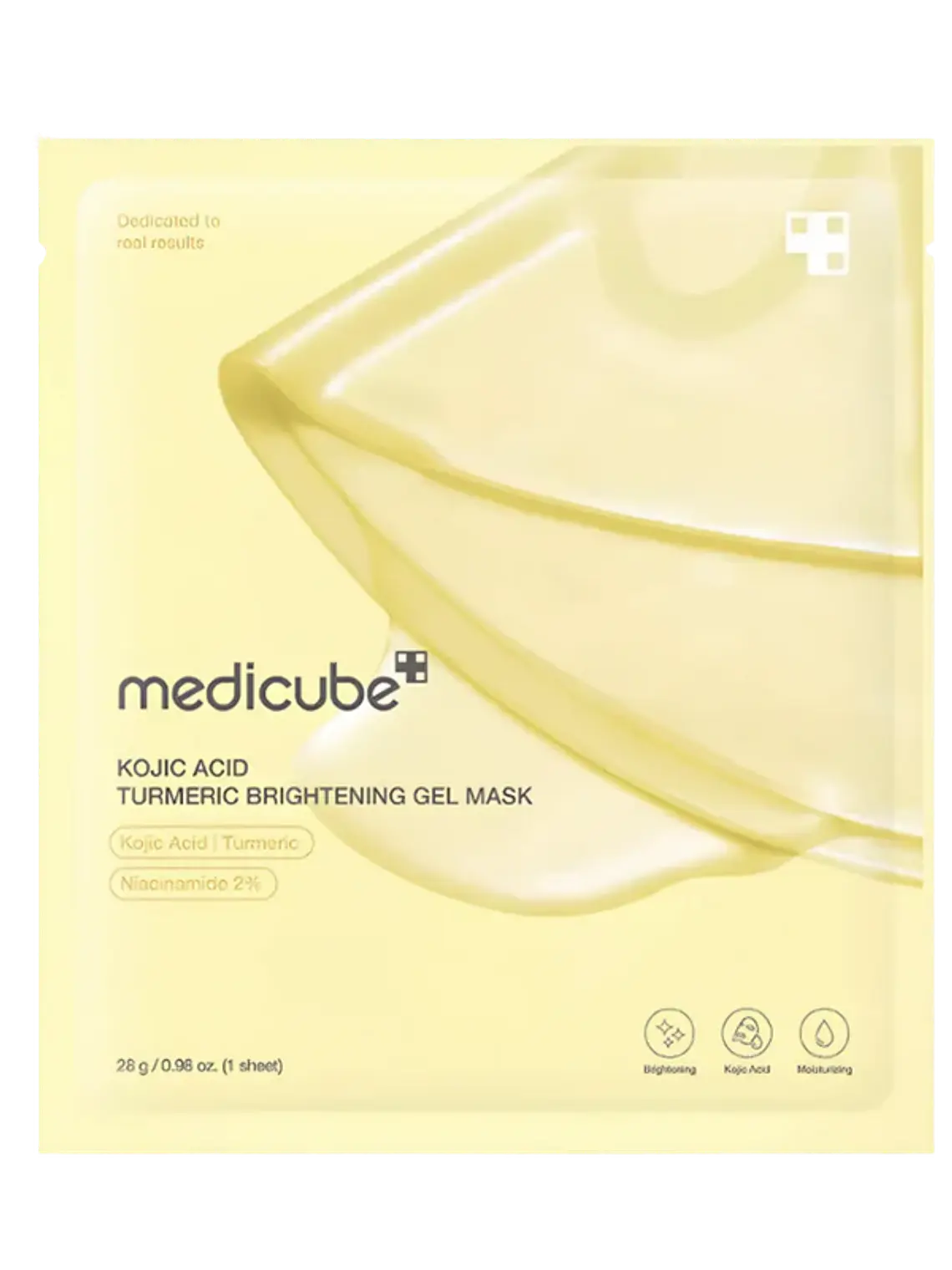 MEDICUBE Kojic Acid Turmeric Gel Mask – Mascarilla Gel Despigmentante- 1 pieza 1
