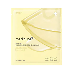 MEDICUBE Kojic Acid Turmeric Gel Mask – Mascarilla Gel Despigmentante- 1 pieza