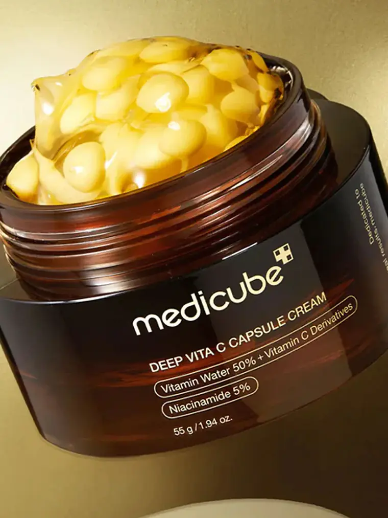 MEDICUBE Deep Vita C Capsule Cream – Crema Iluminadora 55 ml 1