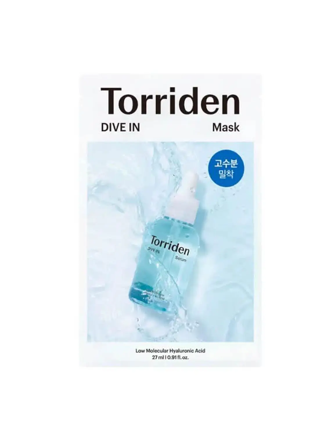 Torriden Mascarillas de Ácido Hialurónico DIVE-IN Low Molecule Hyaluronic Acid Mask  1
