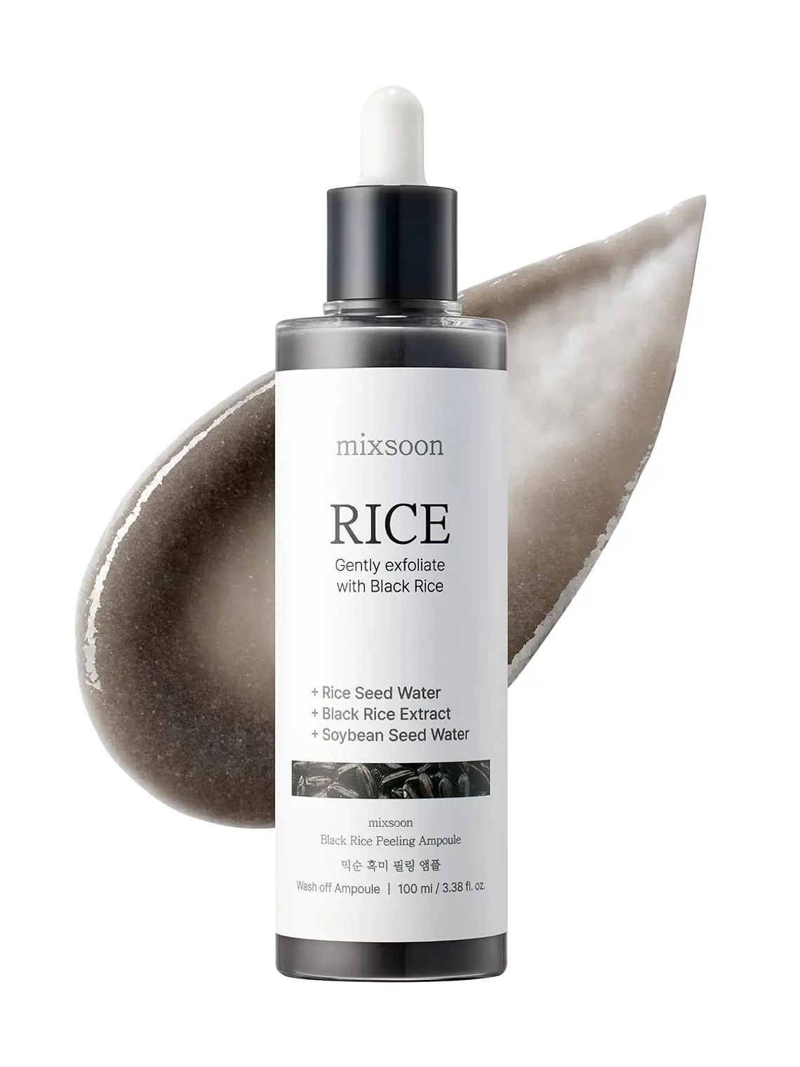 MIXSOON – Black Rice Peeling Ampoule – Serum Exfoliante 100ml 1