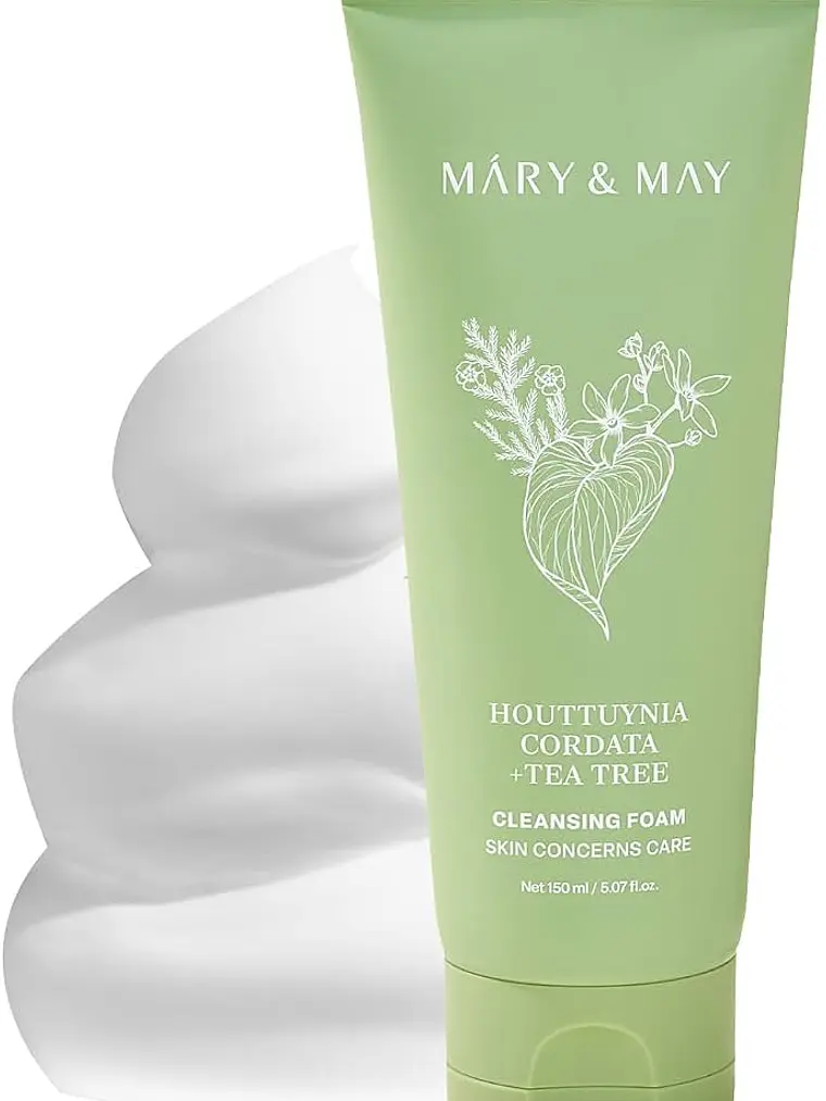 Mary&May Espuma de Limpieza Houttuynia Cordata + Tea Tree – Foam Cleanser 1