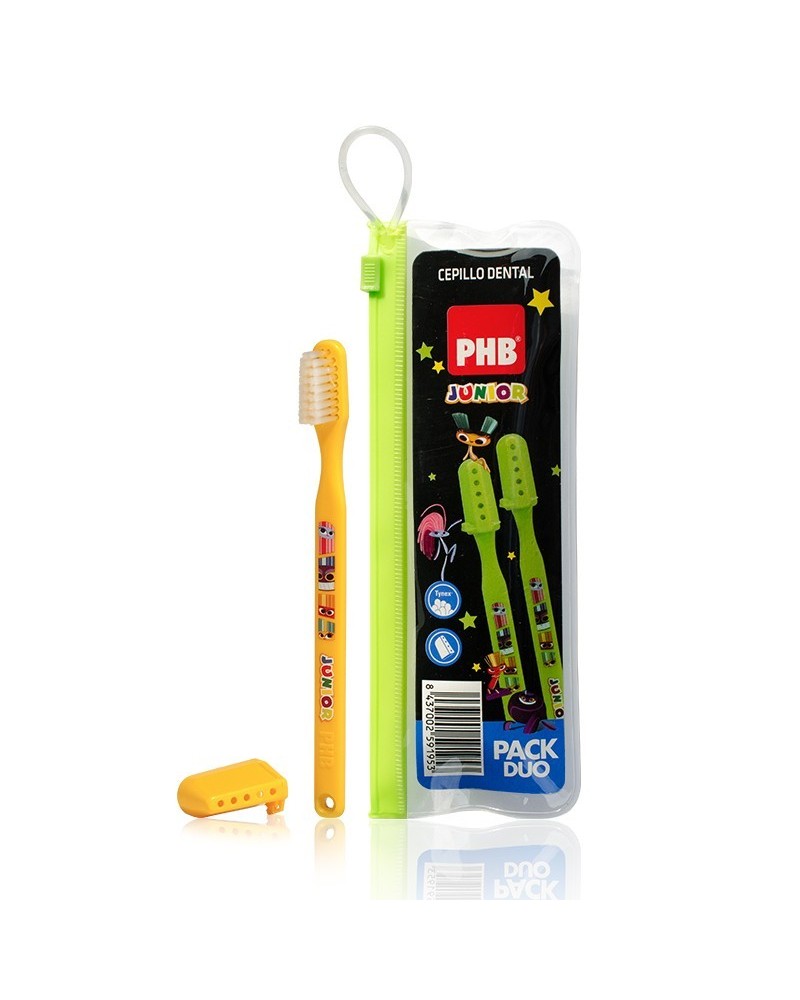 Cepillo Dental Junior PHB + Estuche (Pack Duo)