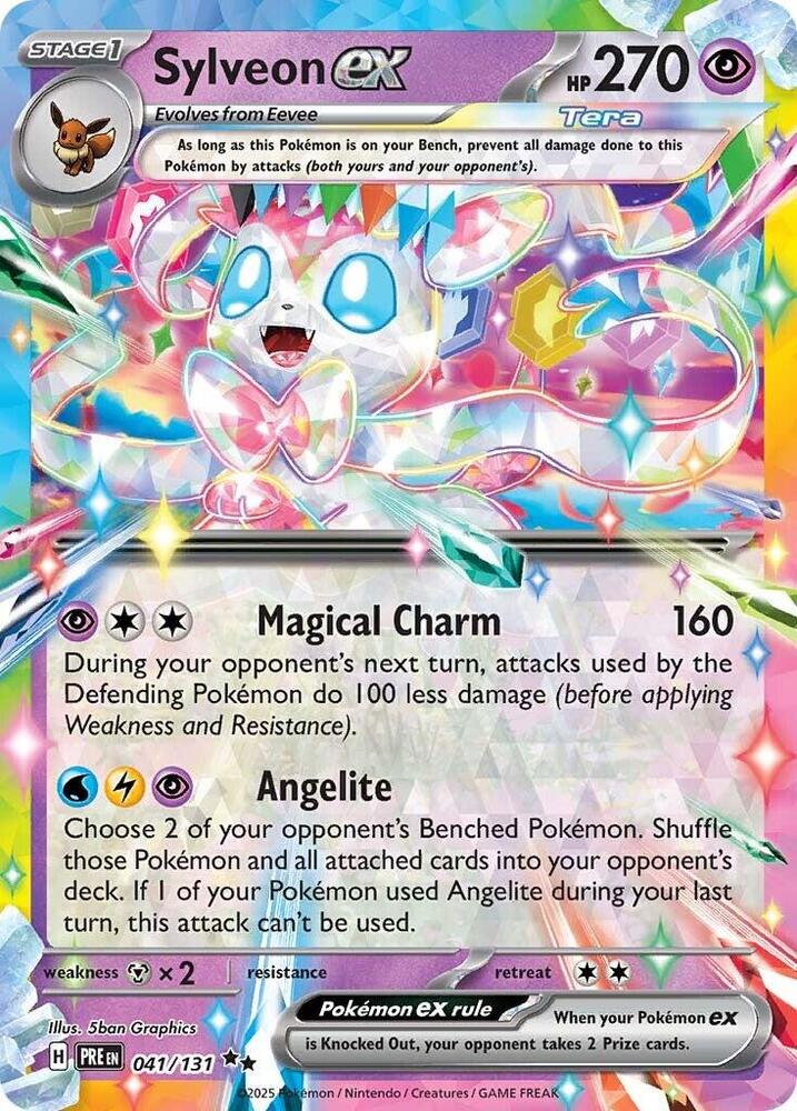 Sylveon ex - 041/131 - SV: Prismatic Evolutions (PRE) 1