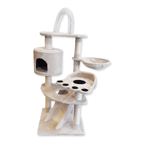 Rascador Torre Con Aro Masajeador 1