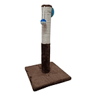 Rascador Para Gatos Con Sisal Y Juguete 53 Cm 1