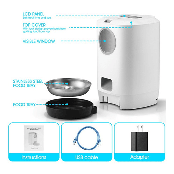 Alimentador Automático Para Mascotas 2
