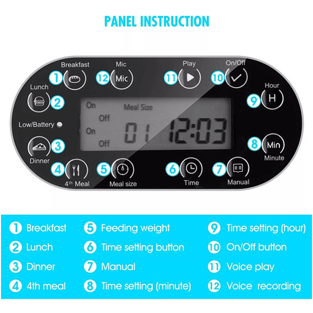 Alimentador Automático Para Mascotas 3