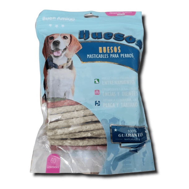 Huesos Barras Masticables Para Perros Naturales 60 Un