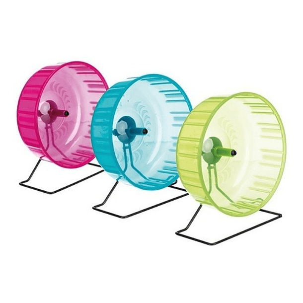 Rueda Para Roedores Erizos Con Soporte De Metal 27 Cm 2
