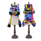 Parka Para Perros Camuflaje Colorido Talla M Abrigo Invierno 1