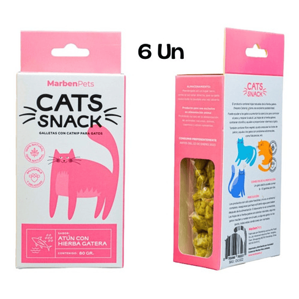 Galletas Cats Snack con catnip 6 Un  1