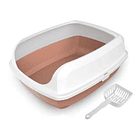 Arenero Para Gatos Baño + Arena + Alfombra + Pala 6