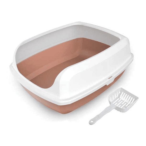 Arenero Para Gatos Baño + Arena + Alfombra + Pala 6