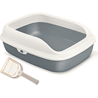 Arenero Para Gatos Baño + Arena + Alfombra + Pala 8