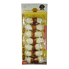 Huesos envueltos en pollo uno al día 2