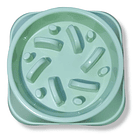 Plato Comedero Alimentación Lenta Para Perros Base Cuadrada 1