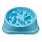 Plato Comedero Alimentación Lenta Para Perros Base Cuadrada 10