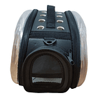 Bolso De Transporte Para Gatos Transparente 20x20x37 4