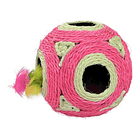 Juguete Para Gatos Bola De Sisal Con Sonajero 1