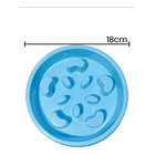 Plato Comedero Alimentación Lenta Para Perros Redondo 4