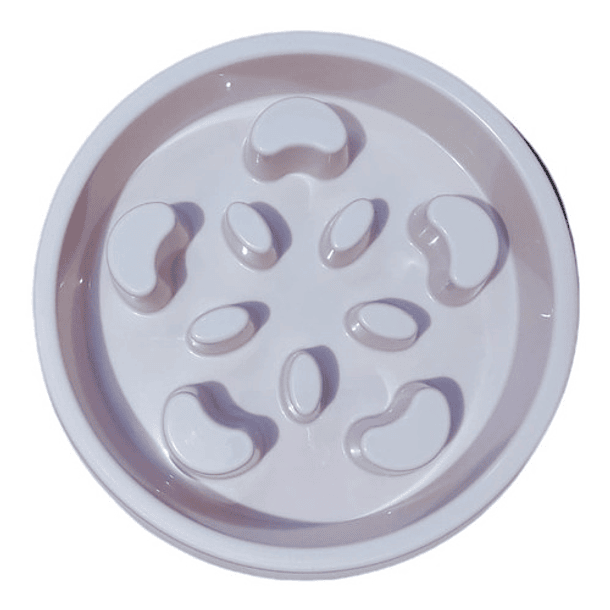 Plato Comedero Alimentación Lenta Para Perros Redondo 5