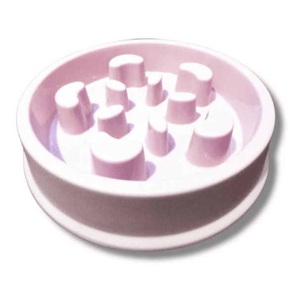 Plato Comedero Alimentación Lenta Para Perros Redondo 6