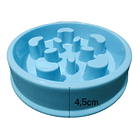 Plato Comedero Alimentación Lenta Para Perros Redondo 11