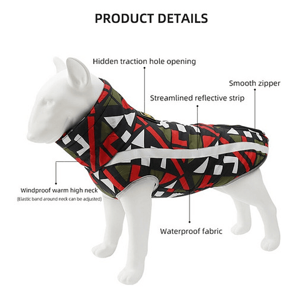 Parka Para Perros Impermeable Reflectante Talla 6xl Invierno 7