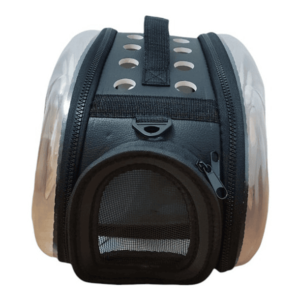 Bolso De Transporte Para Gatos Transparente 20x20x37 4