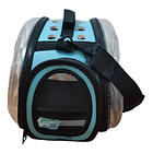Bolso De Transporte Para Gatos Transparente 20x20x37 7