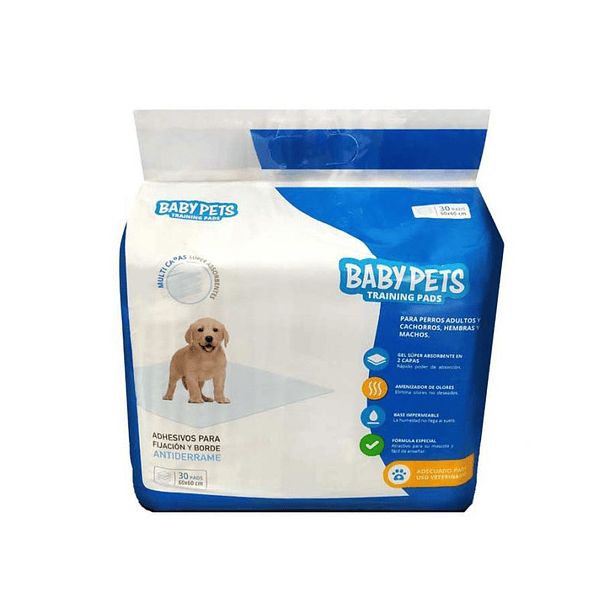 Sabanillas de adiestramiento 60x60 cm 30 Un