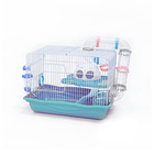 Jaula 2 pisos con tubos y accesorios 1