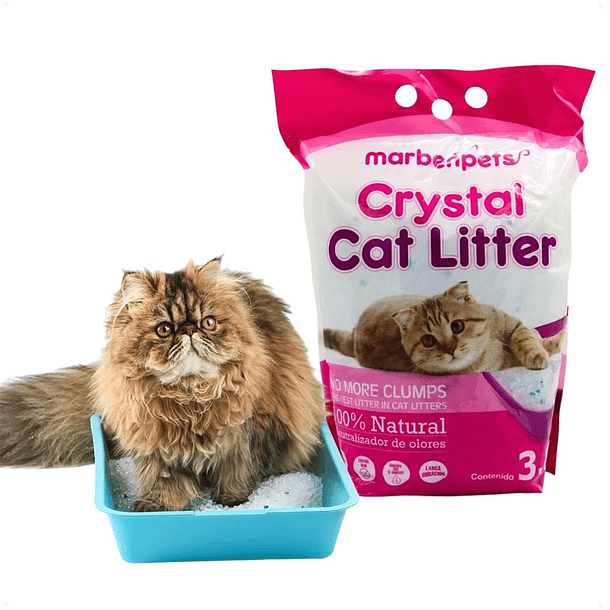 Arena Sanitaria Para Gatos Sílica Gel 1.6 Kg / 3.8 Litros 3