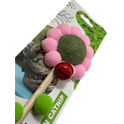 Varilla flor de catnip con cascabel 2