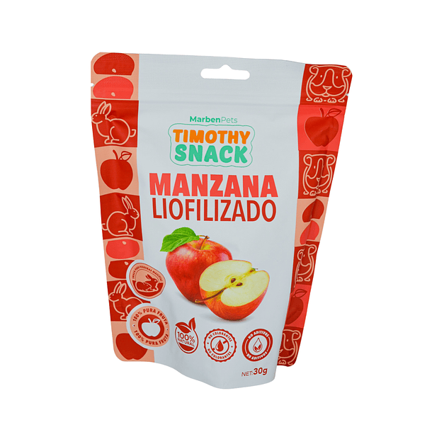 Snack manzana liofilizada 30 gr 1