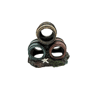 Adorno para acuario barriles apilados 1