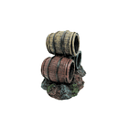 Adorno para acuario barriles apilados 3