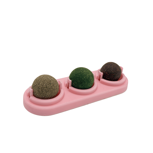 Bolas de catnip giratorias triple sabor 5